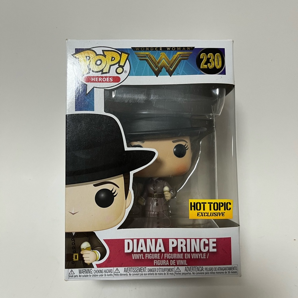 Funko Pop Wonder Woman Diana Prince with Ice Cream Pop! Vinyl Figure